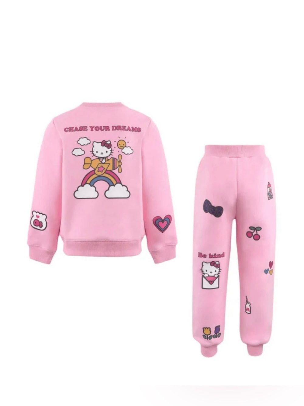 NWT Lola + The Boys Hello Kitty Doodle Set - Teen/Women Sz. S - Picture 2 of 13